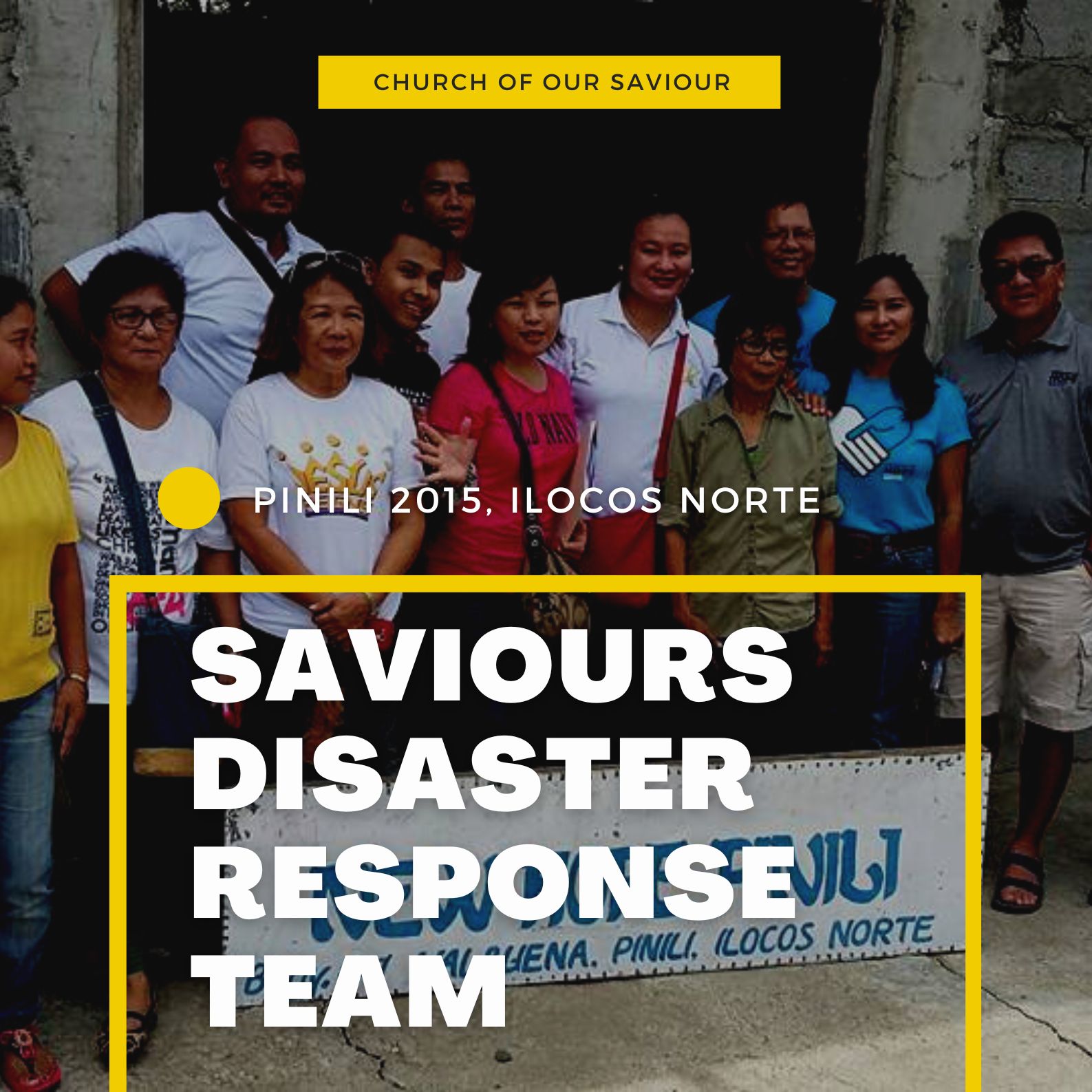 Disaster Response Team 1st day of the distribution of relief goods in Ilocos Norte!